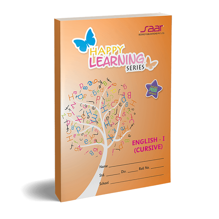 HAPPY LEARNING ENGLISH CURSIVE - I | SAAR Education (I) Pvt. Ltd